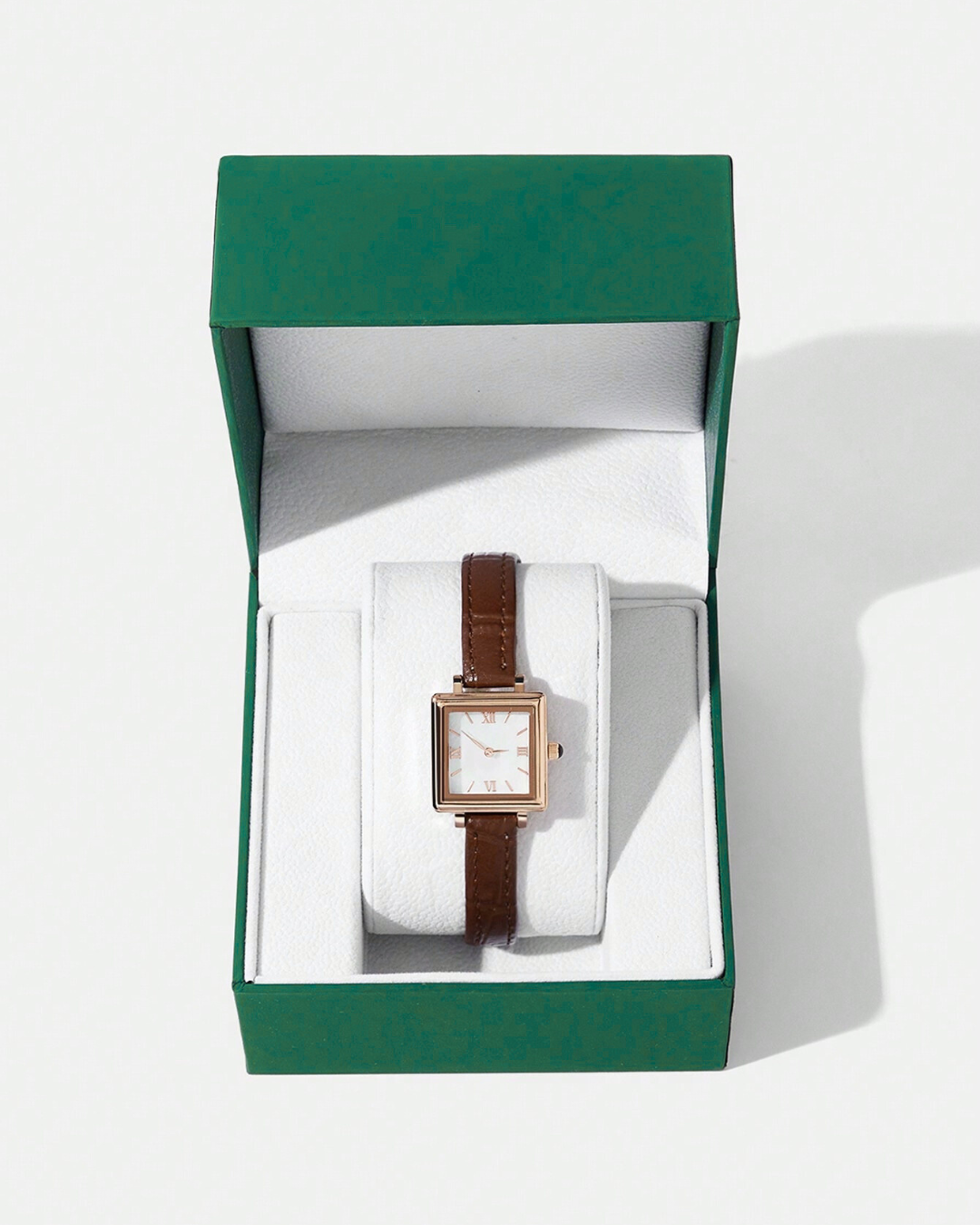 Cube Mother of Pearl Watch