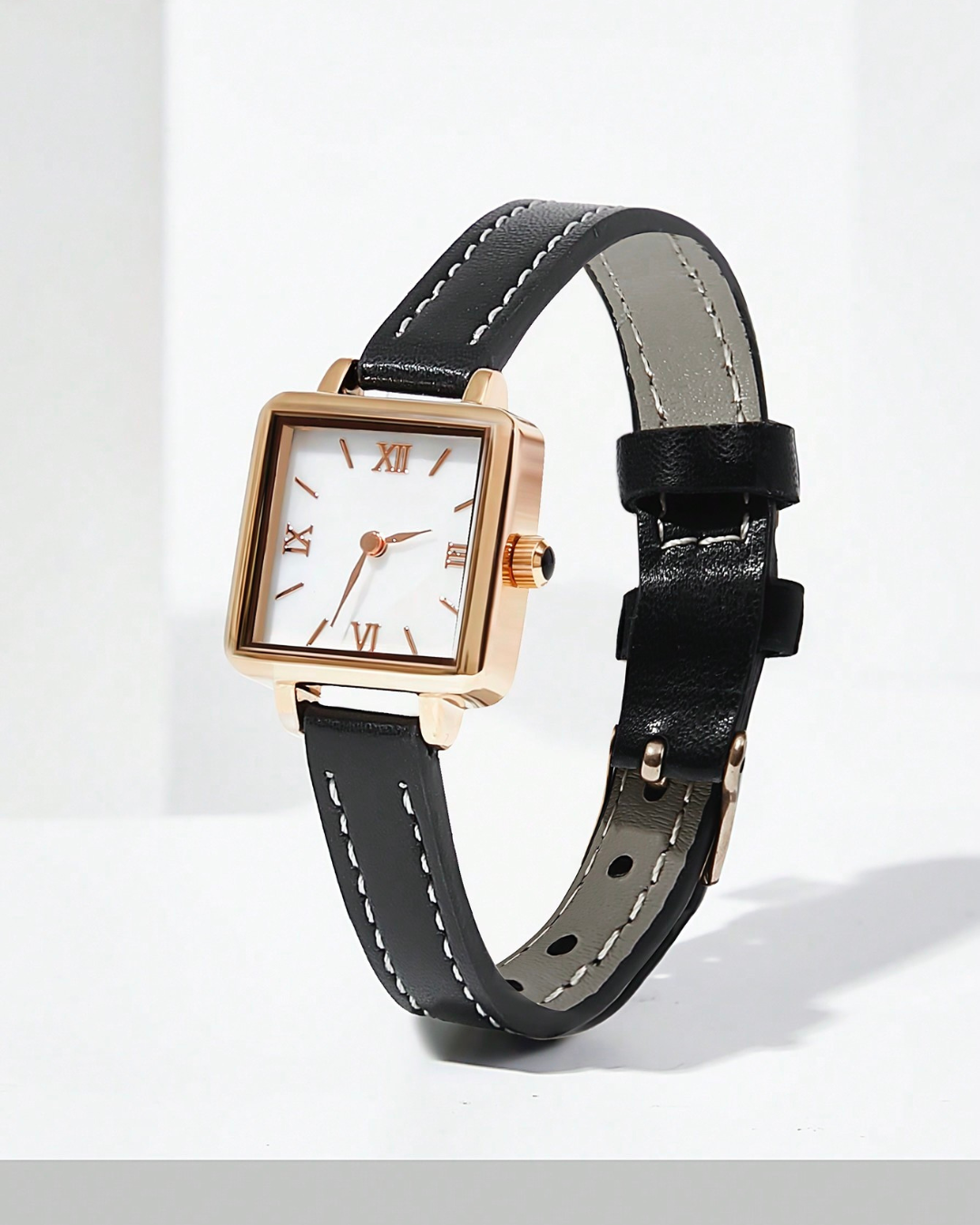 Cube Mother of Pearl Watch