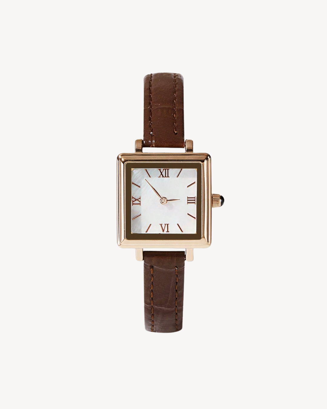 Cube Mother of Pearl Watch